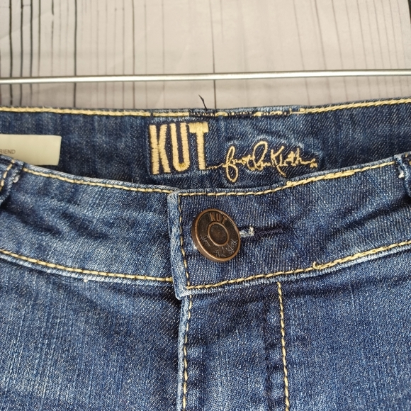 Kut From The Kloth Katy Boyfriend Blue Denim Jeans - Picture 3 of 13
